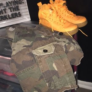 Camo Cargos Shorts size 28